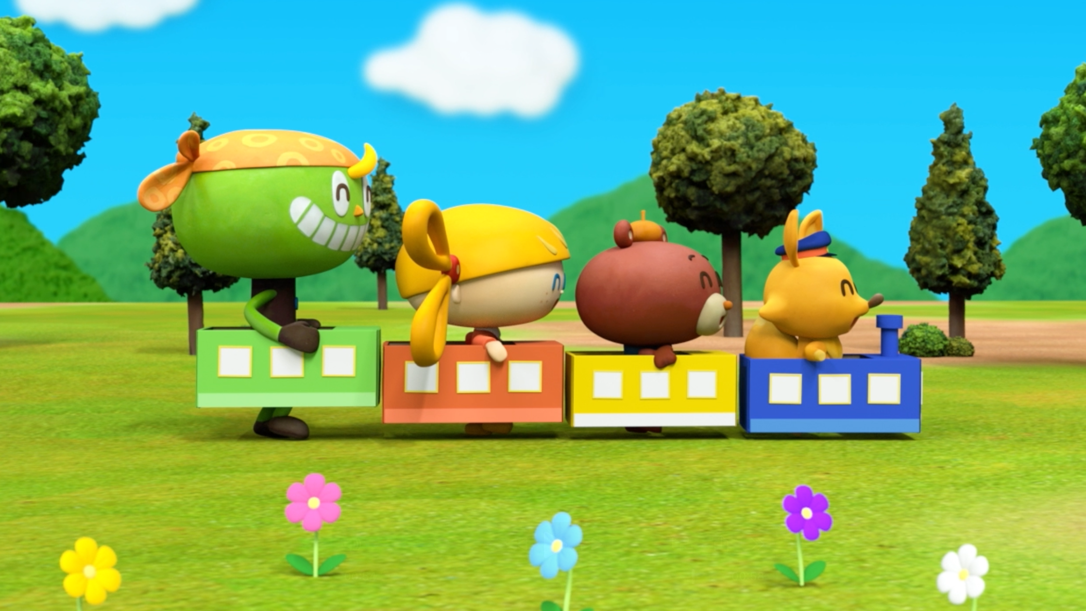 【クレイアニメーション／ストップモーション】<br>『にこにこえいご あかどり 3月号』