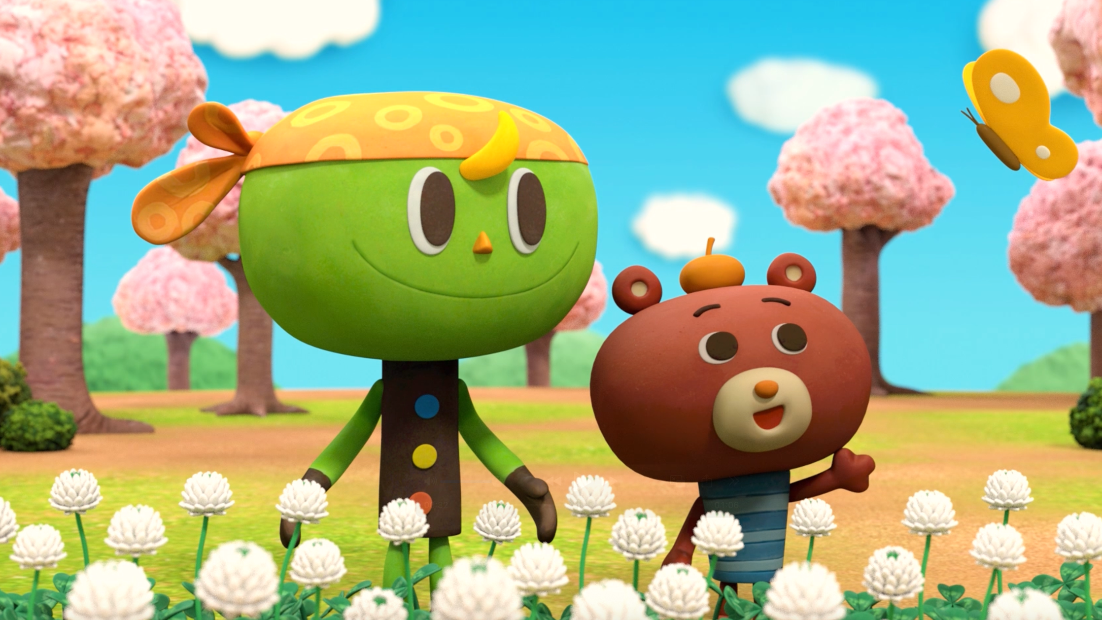 【クレイアニメーション／ストップモーション】<br>『にこにこえいご あかどり 4月号』