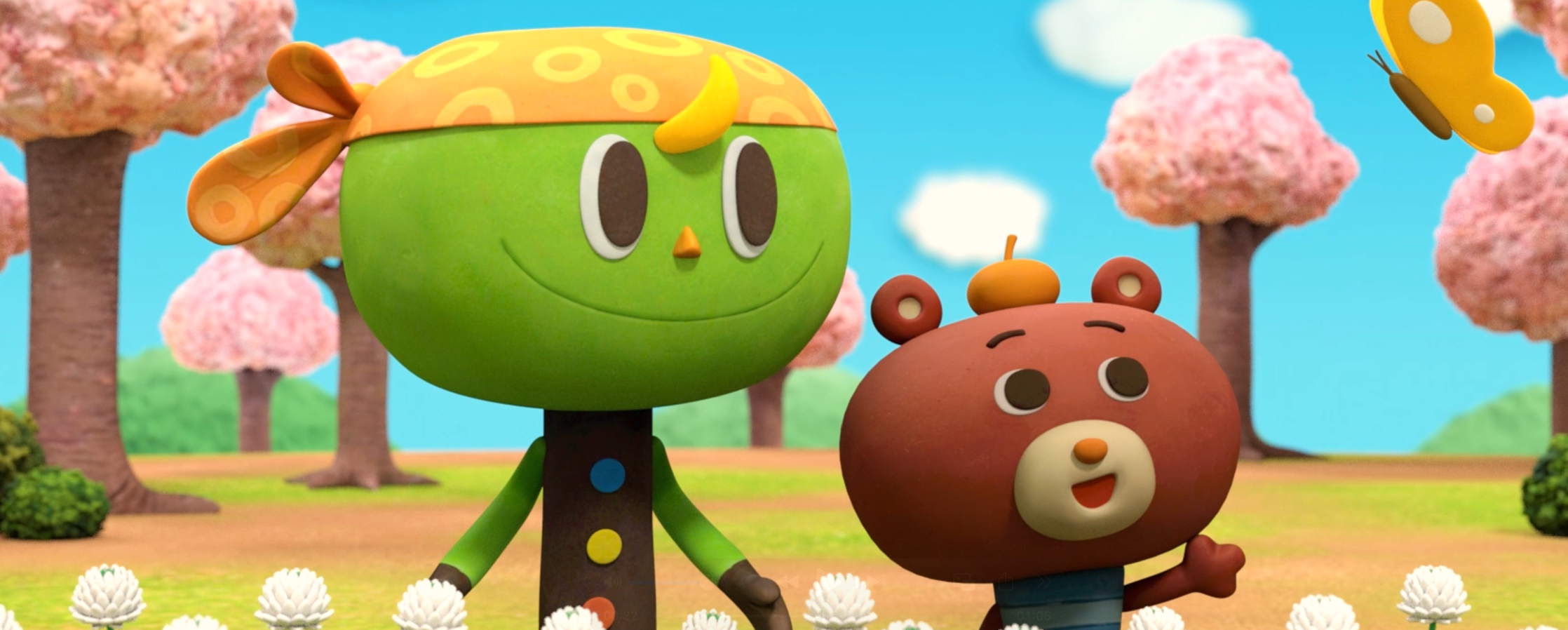 【クレイアニメーション／ストップモーション】<br>『にこにこえいご あかどり 4月号』