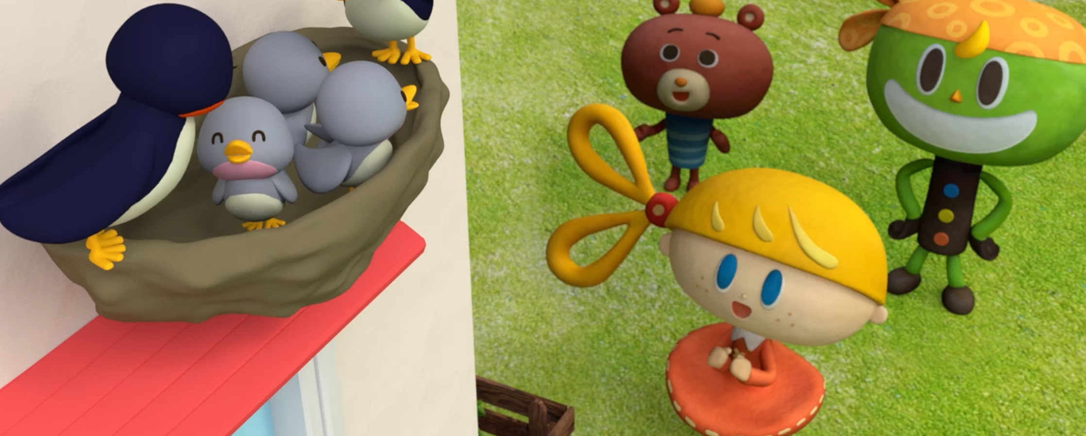 【クレイアニメーション／ストップモーション】<br>『にこにこえいご あかどり 5月号』