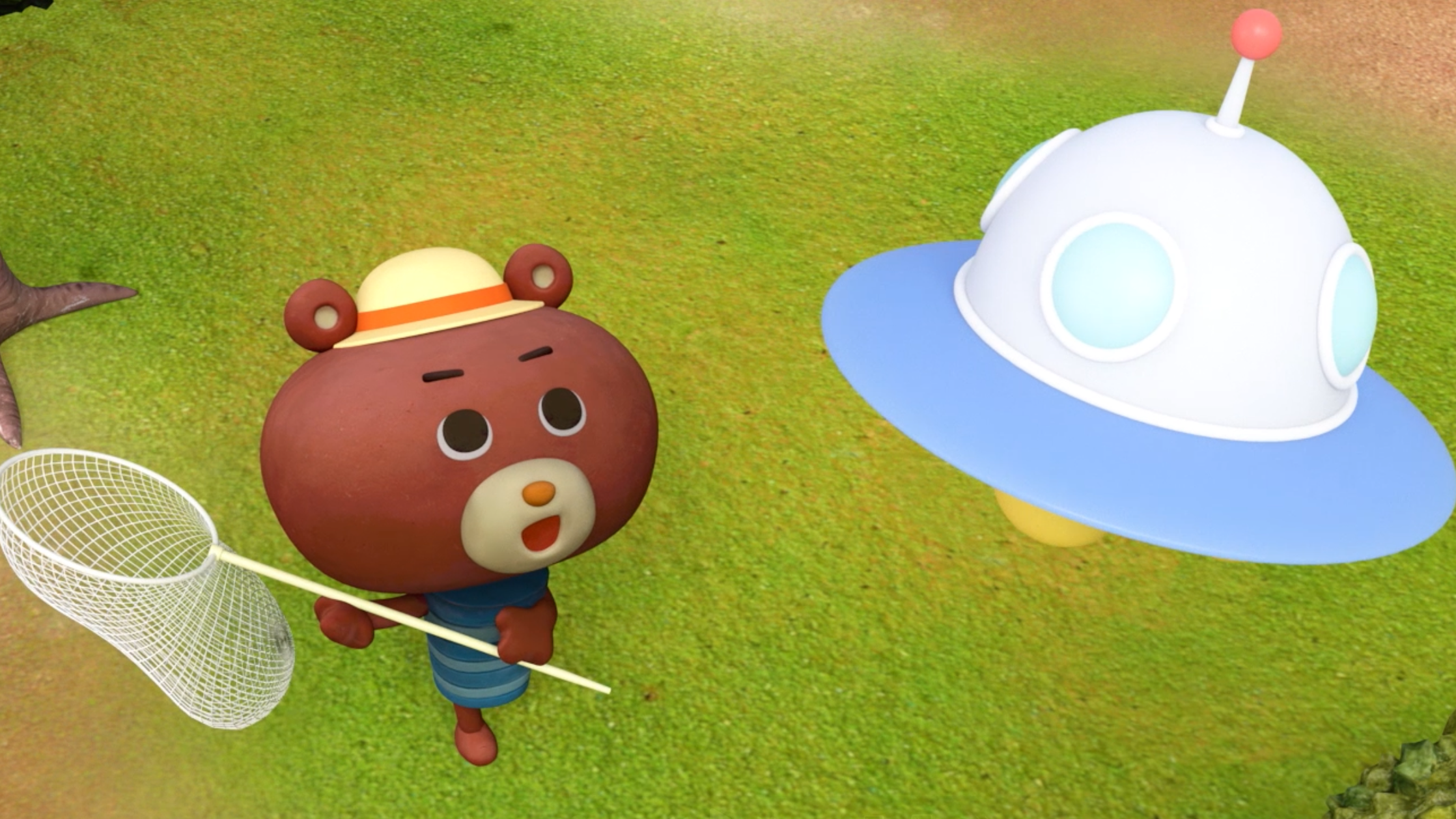 【クレイアニメーション／ストップモーション】<br>『にこにこえいご あかどり 8月号』