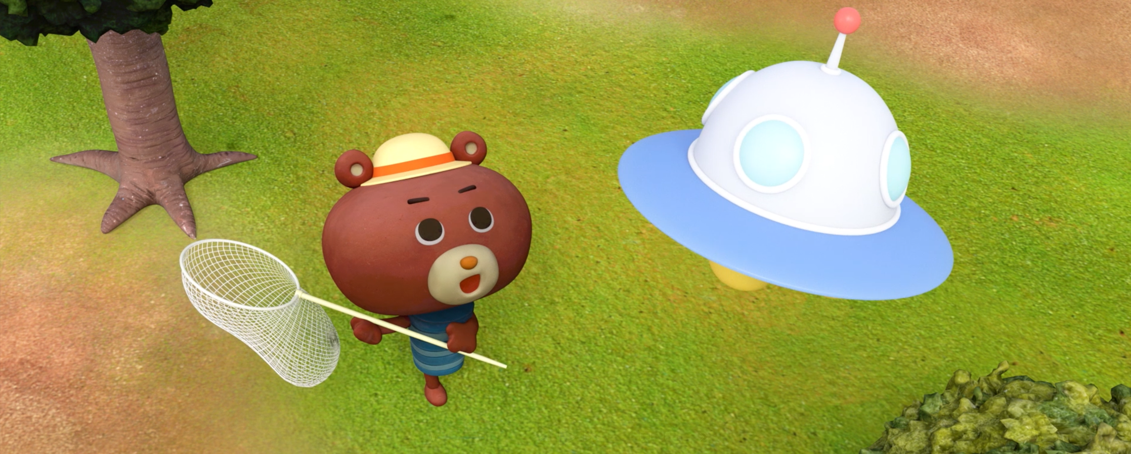 【クレイアニメーション／ストップモーション】<br>『にこにこえいご あかどり 8月号』