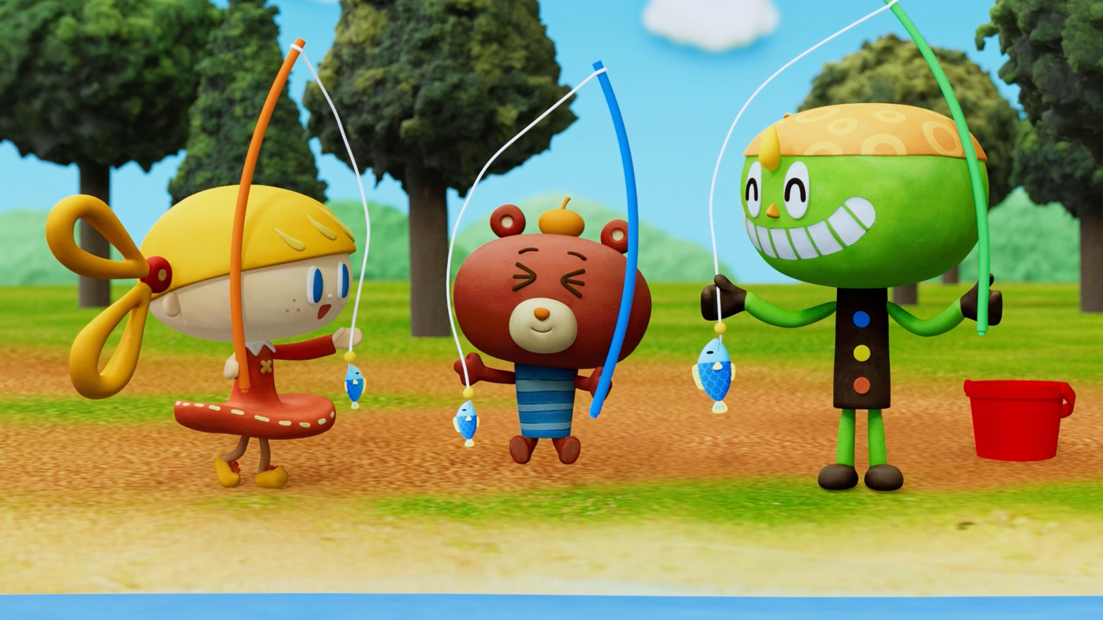 【クレイアニメーション／ストップモーション】<br>『にこにこえいご あおどり 6月号』