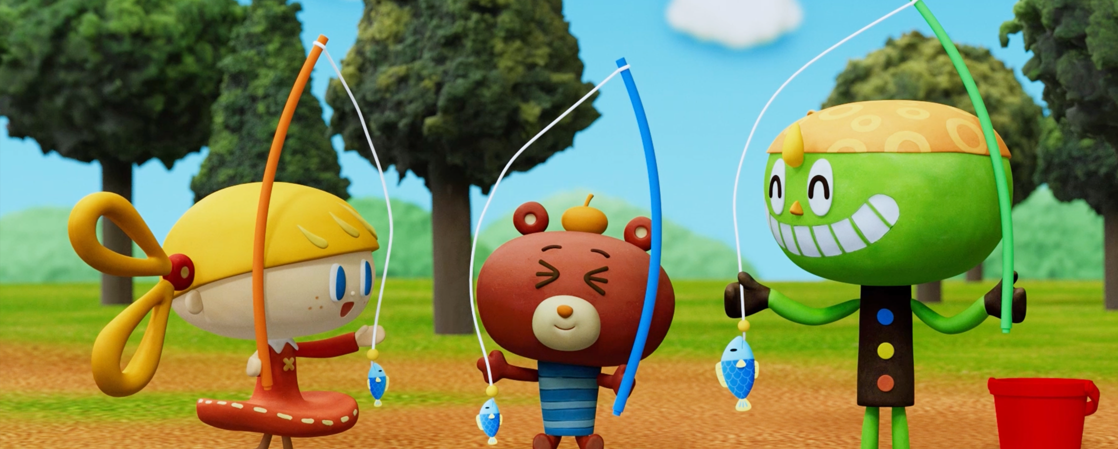 【クレイアニメーション／ストップモーション】<br>『にこにこえいご あおどり 6月号』