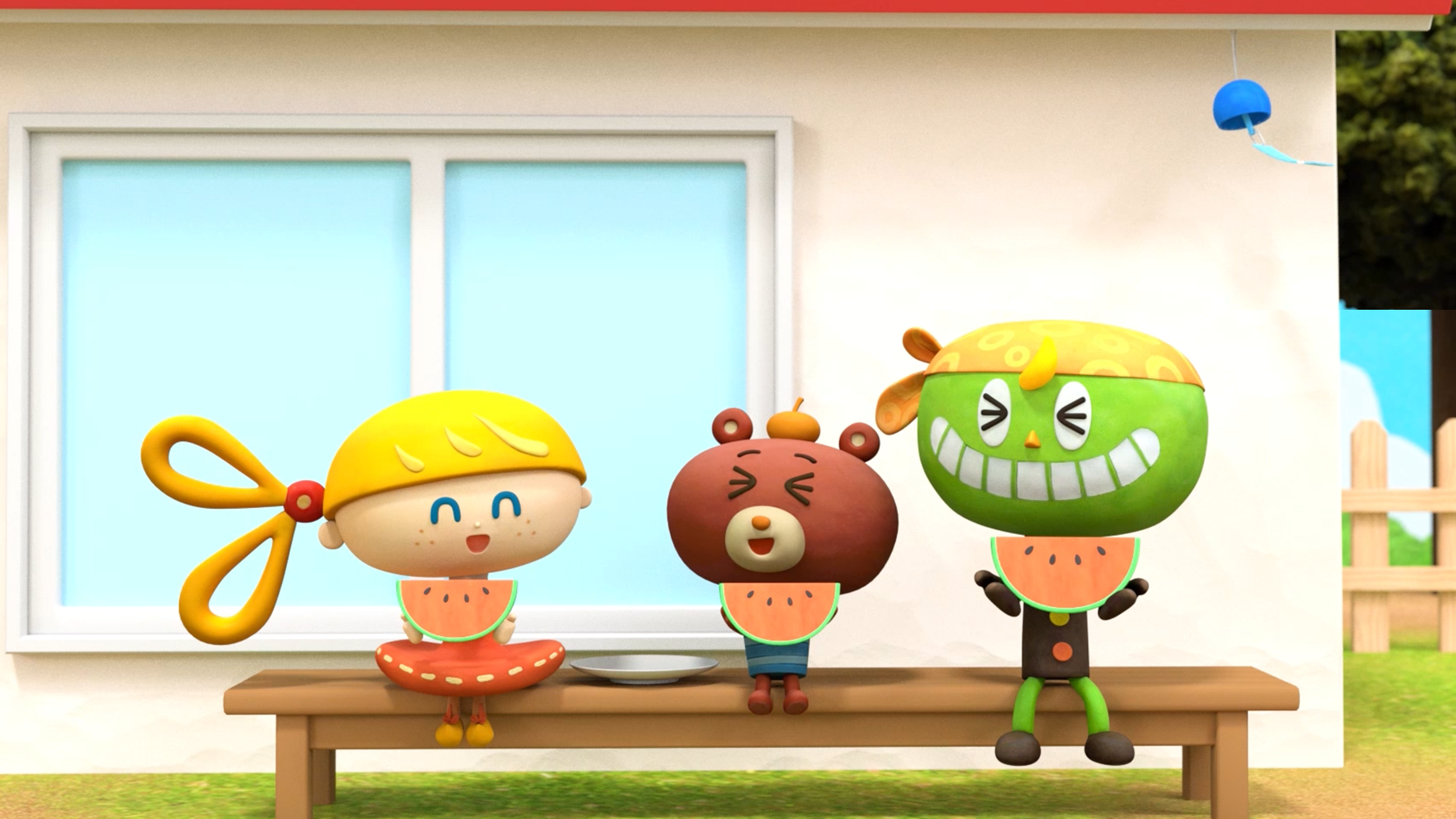 【クレイアニメーション／ストップモーション】<br>『にこにこえいご あおどり 7月号』