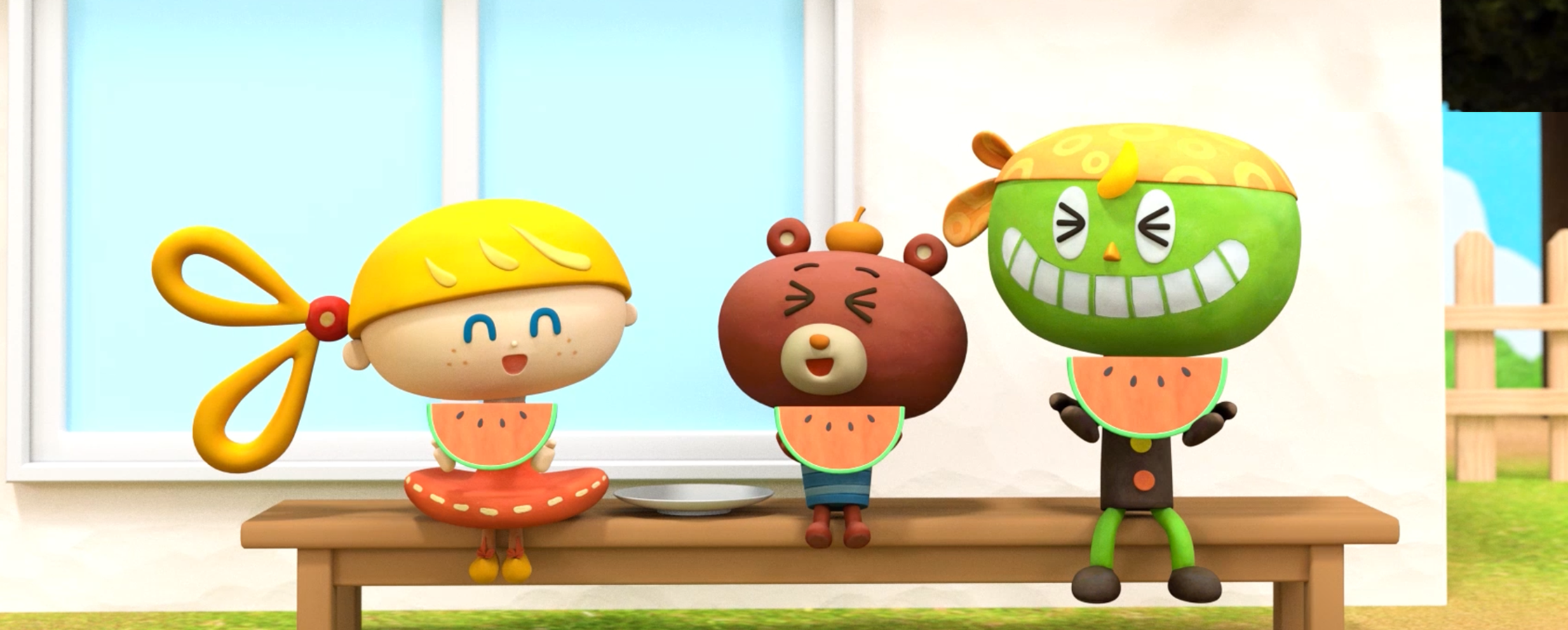 【クレイアニメーション／ストップモーション】<br>『にこにこえいご あおどり 7月号』