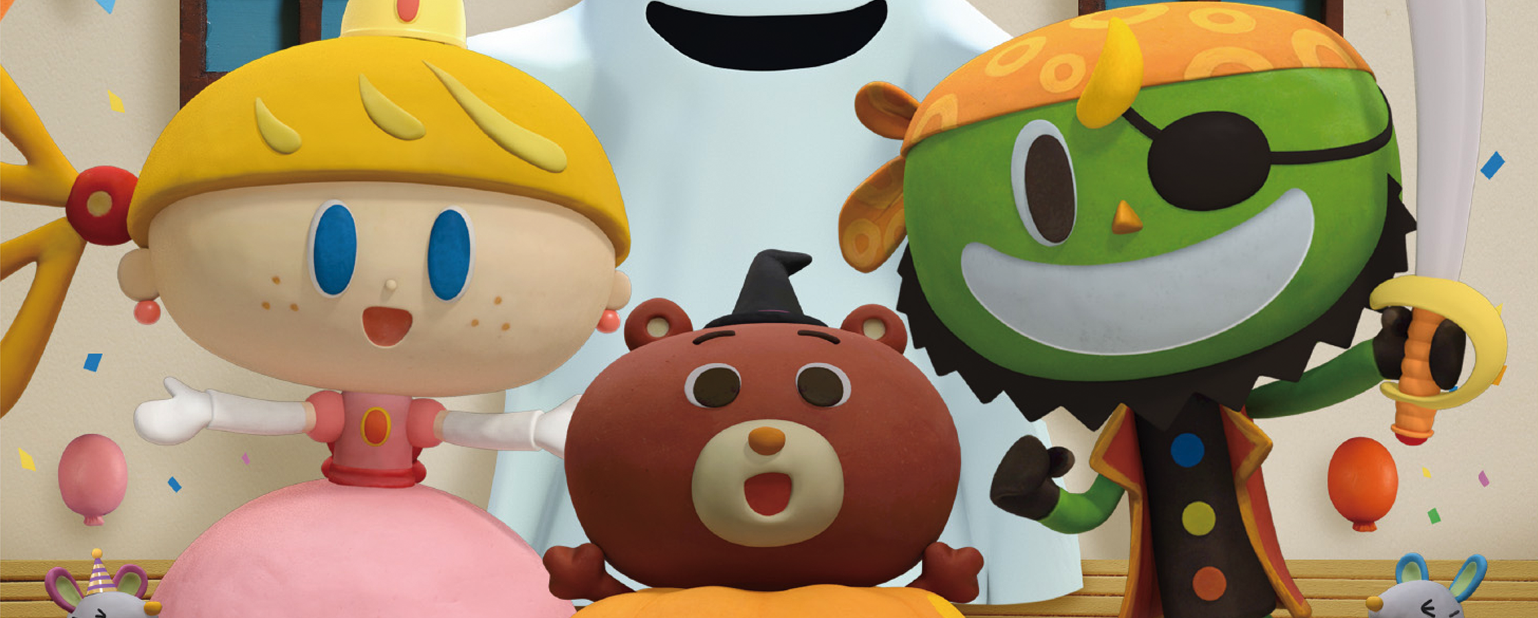 【クレイアニメーション／ストップモーション】<br>『にこにこえいご あおどり 10月号』