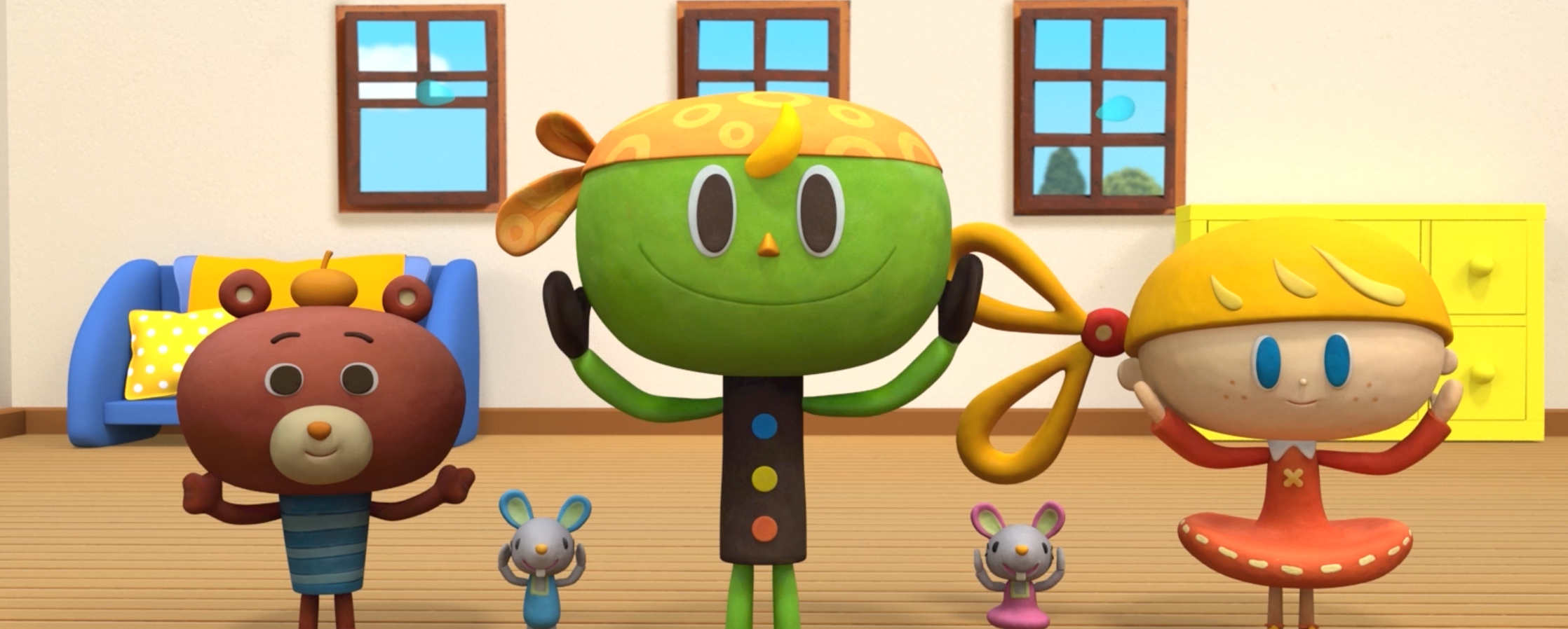 【クレイアニメーション／ストップモーション】<br>『にこにこえいご あおどり 12月号』