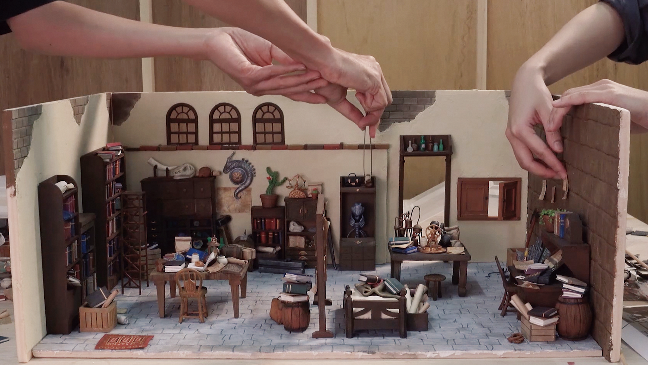 【ジオラマ制作／クレイアート】<br>FANTASIAN ザ・トイボックス｜ゲーム空間美術