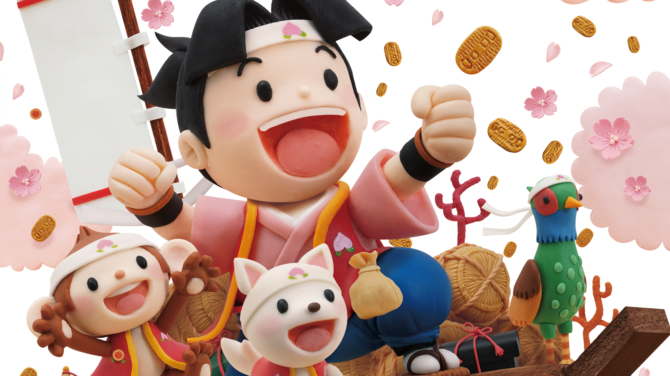 【クレイアート／粘土立体イラスト】<br>小学ポピー「1・2年生」2021年4月号 教材表紙デザイン制作