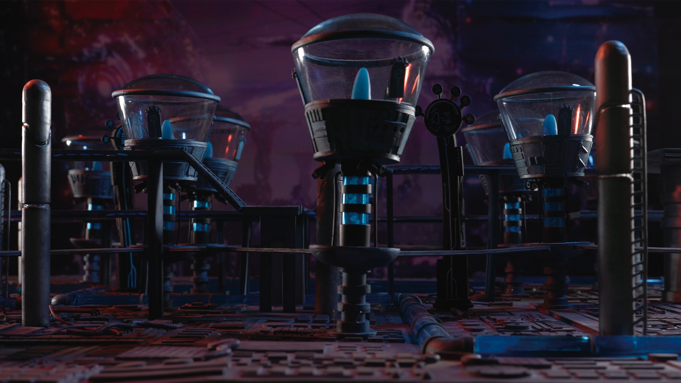 【ジオラマ制作／クレイアート】<br>FANTASIAN 魔導工場・内部｜ゲーム空間美術