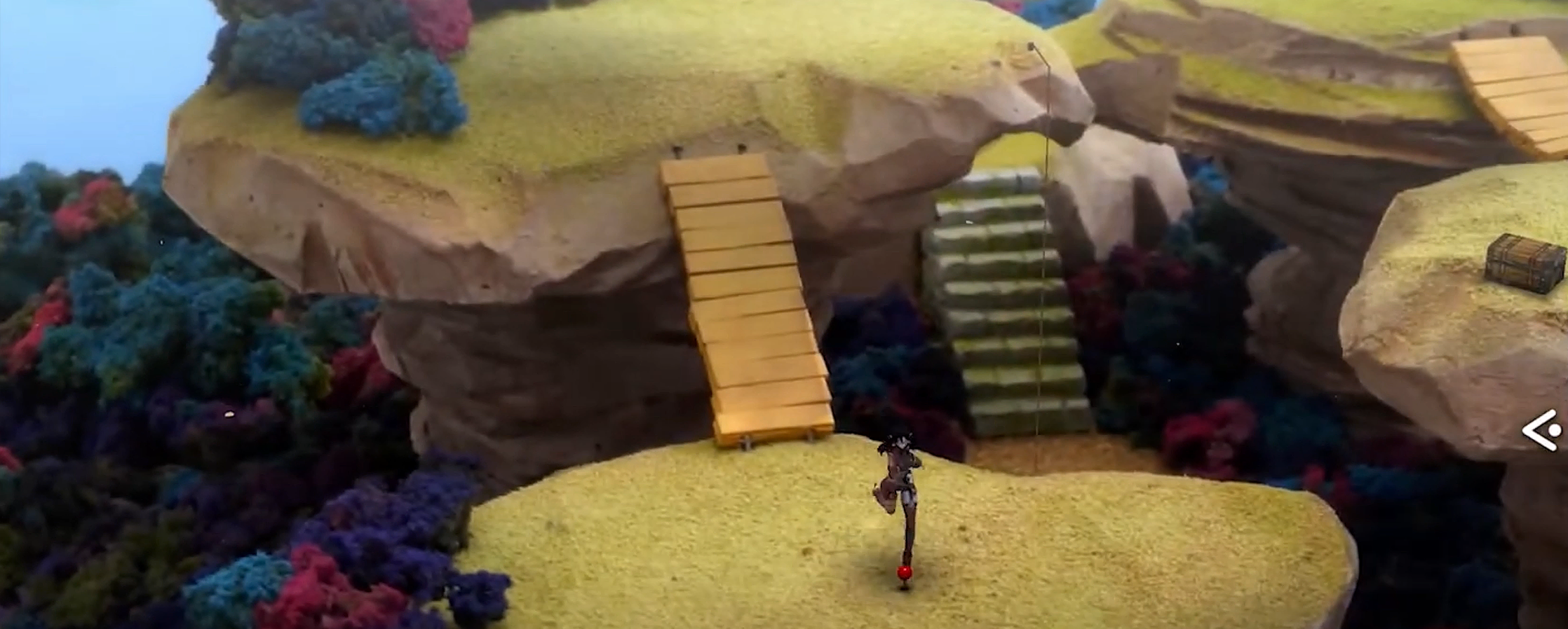 【ジオラマ制作／クレイアート】<br>FANTASIAN（FANTASIAN Neo Dimension） 古代の丘・岩柱の道｜ゲーム空間美術