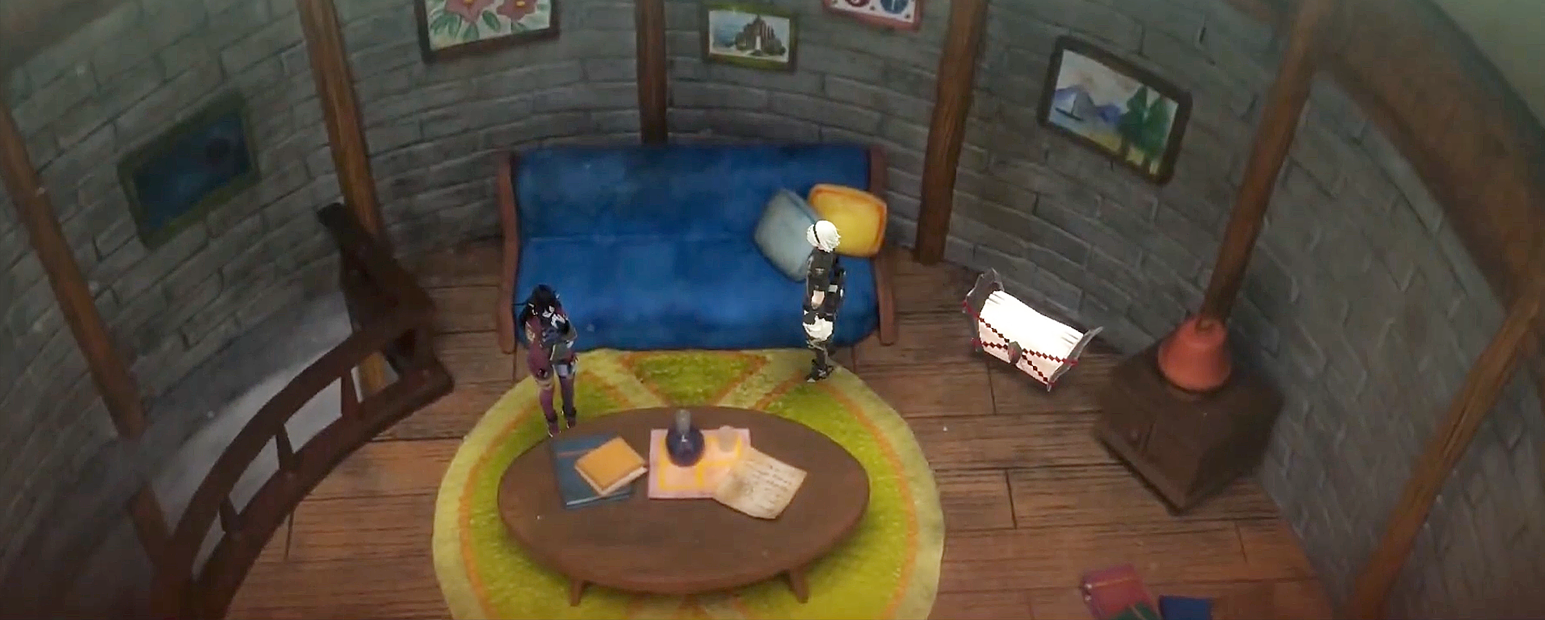 【ジオラマ制作／クレイアート】<br>FANTASIAN（FANTASIAN Neo Dimension）バーナード研究所2階｜ゲーム空間美術