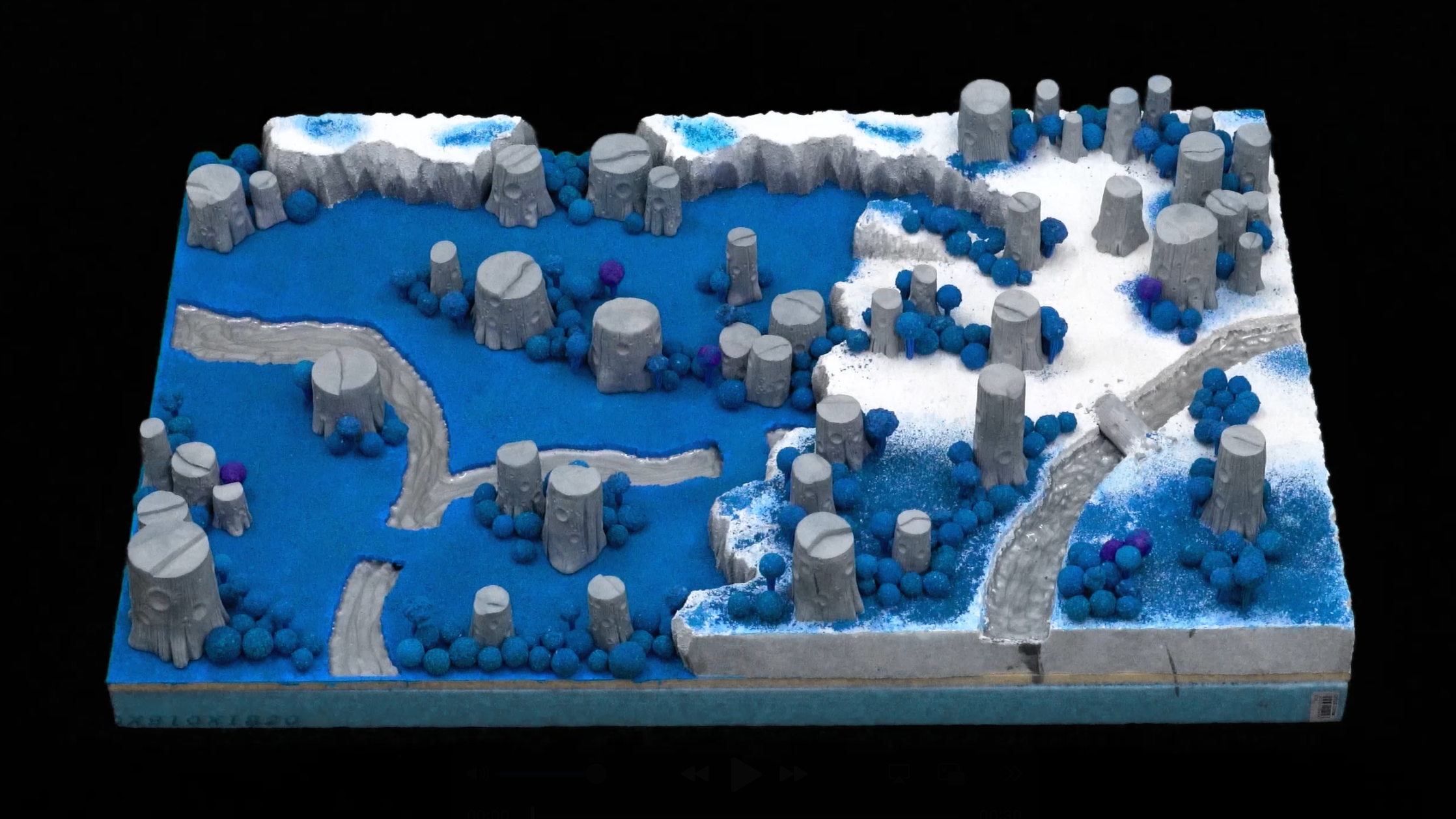 【ジオラマ制作／クレイアート】<br>FANTASIAN（FANTASIAN Neo Dimension）混沌の洞窟・入口地帯｜ゲーム空間美術