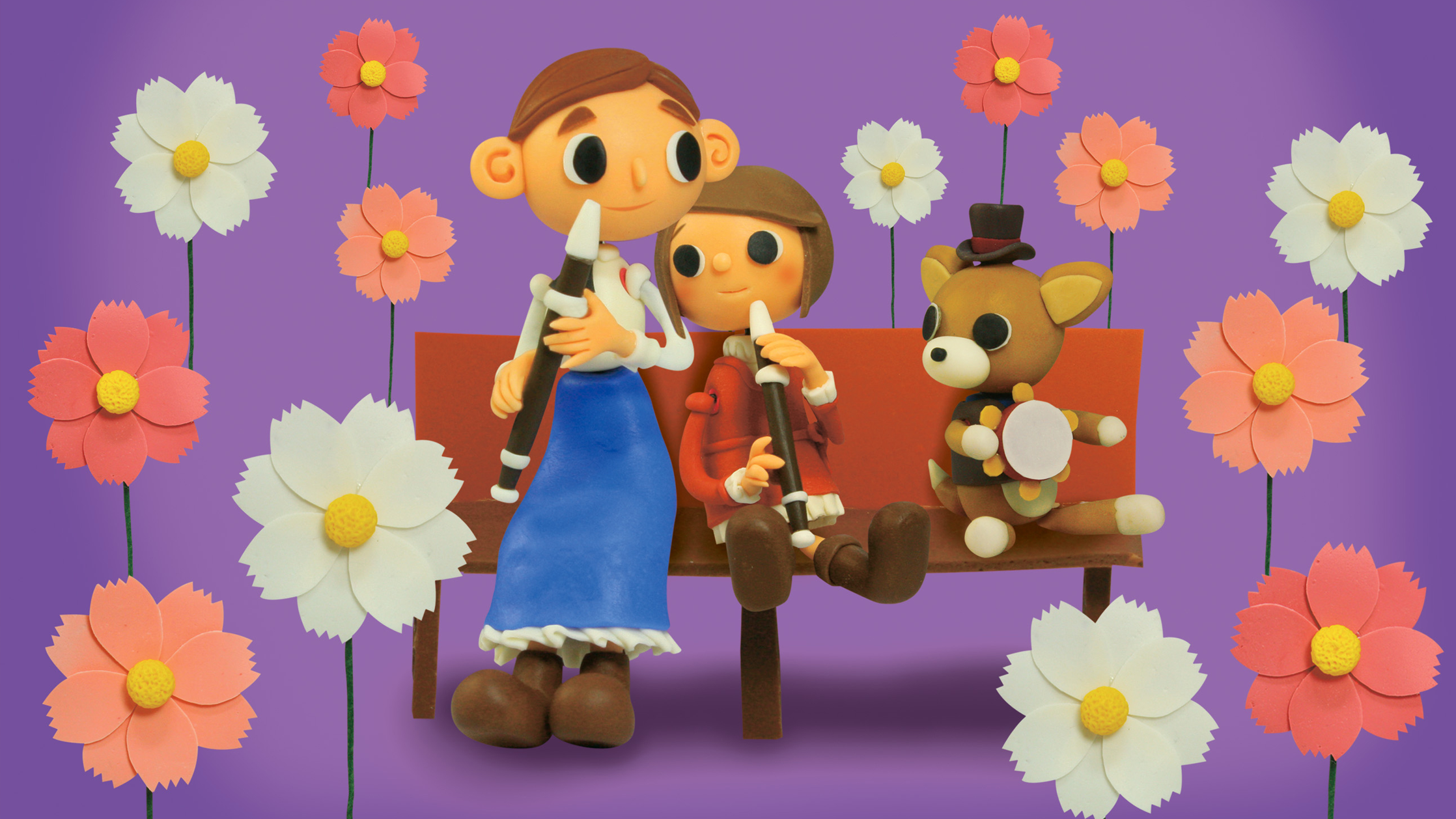 【クレイアート／粘土立体イラスト】民主音楽協会 コンサートガイド2012 表紙ビジュアル制作｜ウォルナッツ・クレイワークスタジオ