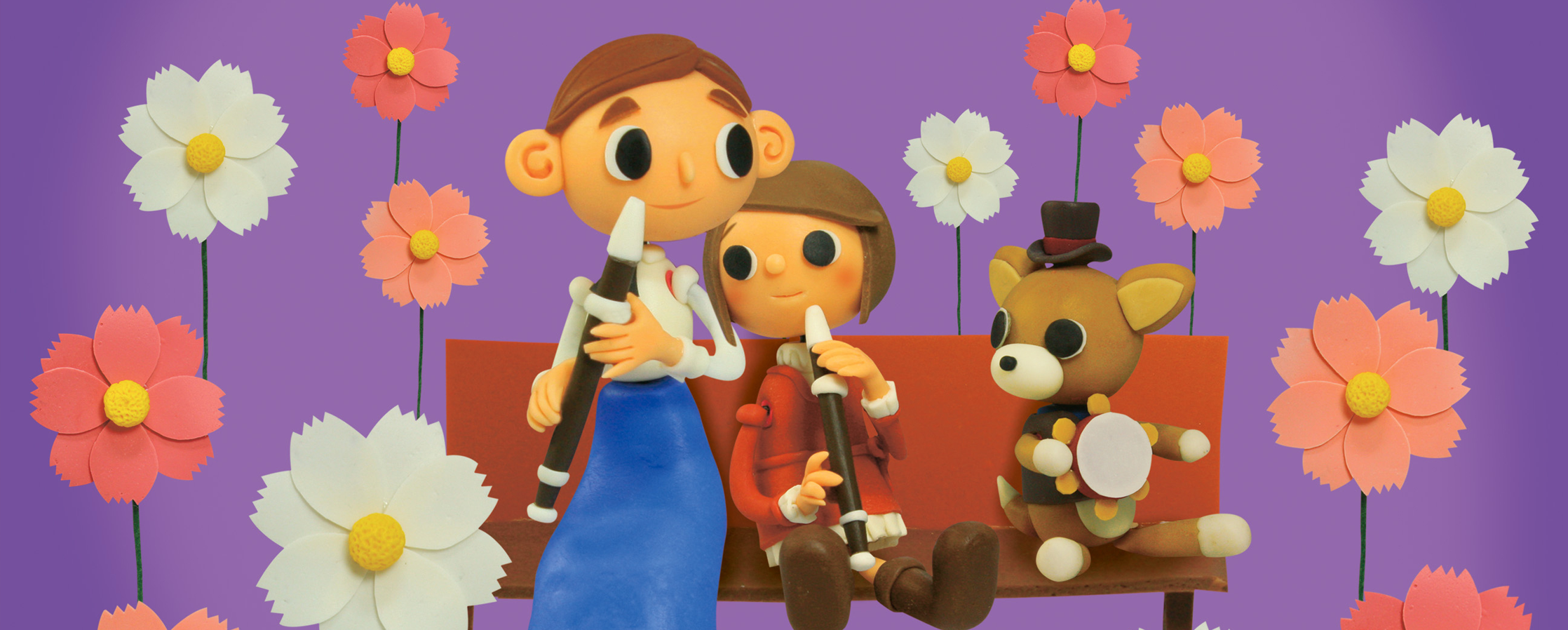 【クレイアート／粘土立体イラスト】民主音楽協会 コンサートガイド2012 表紙ビジュアル制作｜ウォルナッツ・クレイワークスタジオ