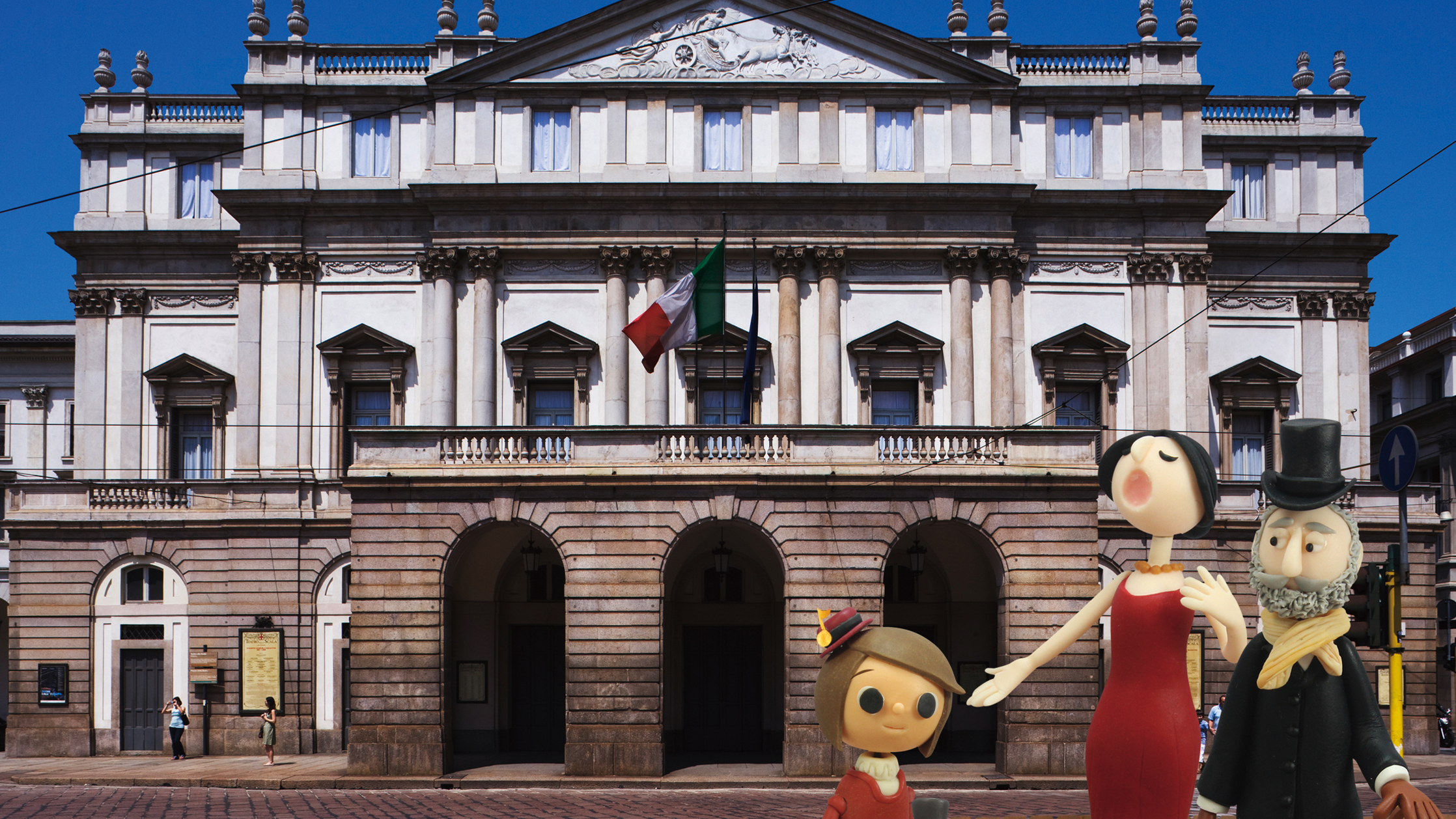 【クレイアート／粘土立体イラスト】<br>民主音楽協会 コンサートガイド2014 表紙ビジュアル制作｜ウォルナッツ・クレイワークスタジオ