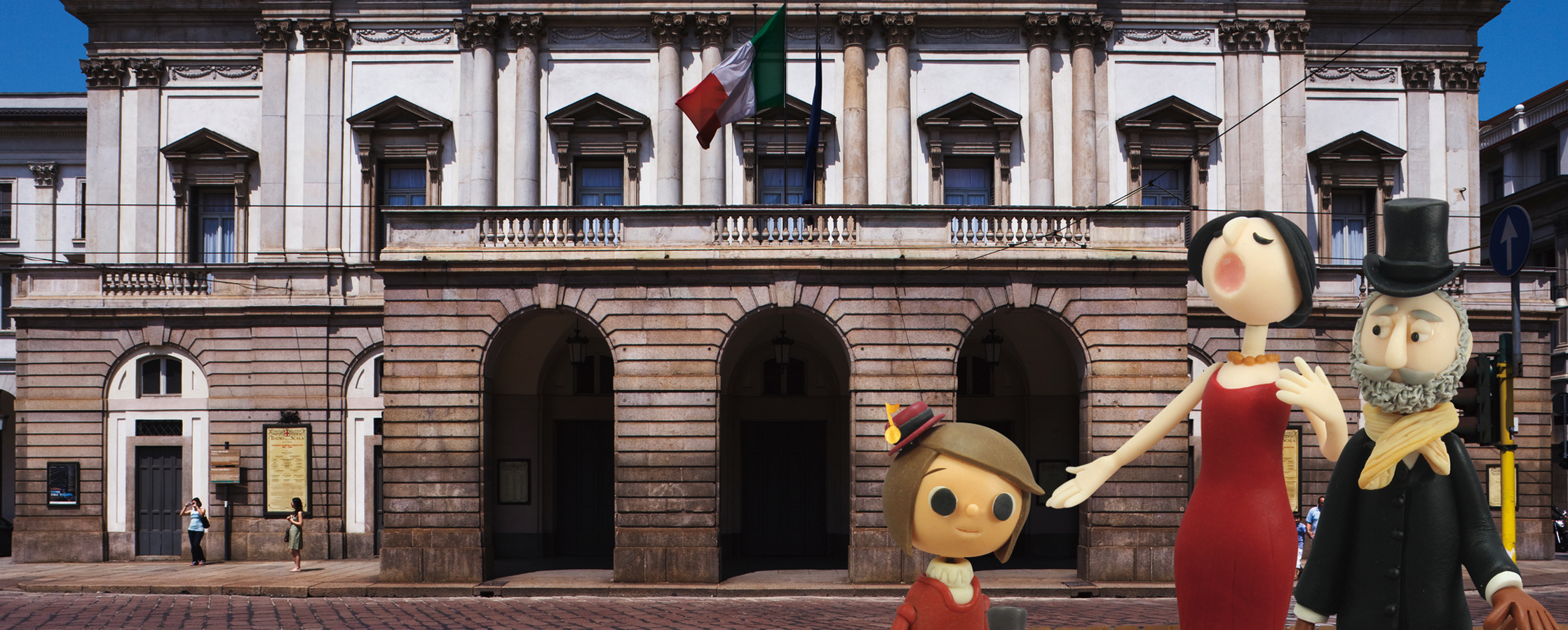 【クレイアート／粘土立体イラスト】<br>民主音楽協会 コンサートガイド2014 表紙ビジュアル制作｜ウォルナッツ・クレイワークスタジオ