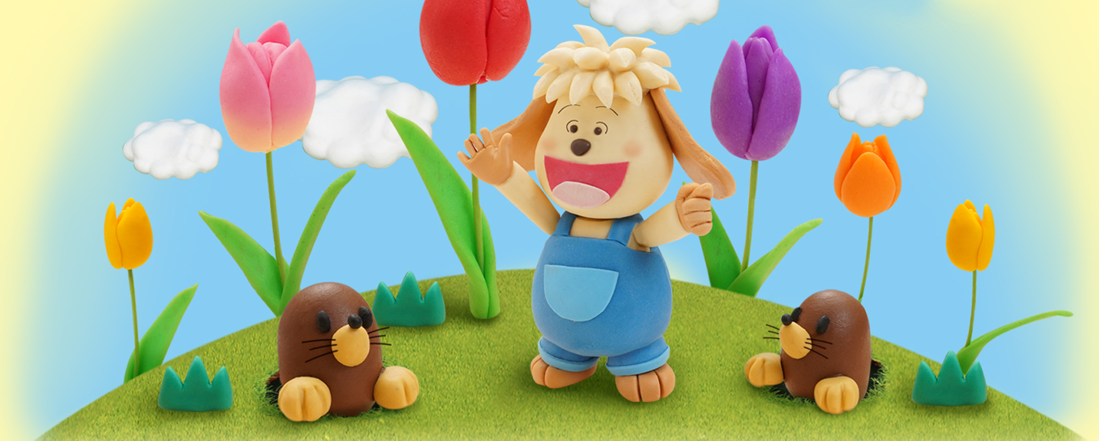 【クレイアート／粘土立体イラスト】<br>『小学ポピー 1にち1まい ひめくりドリル／こくご・さんすう3月号』