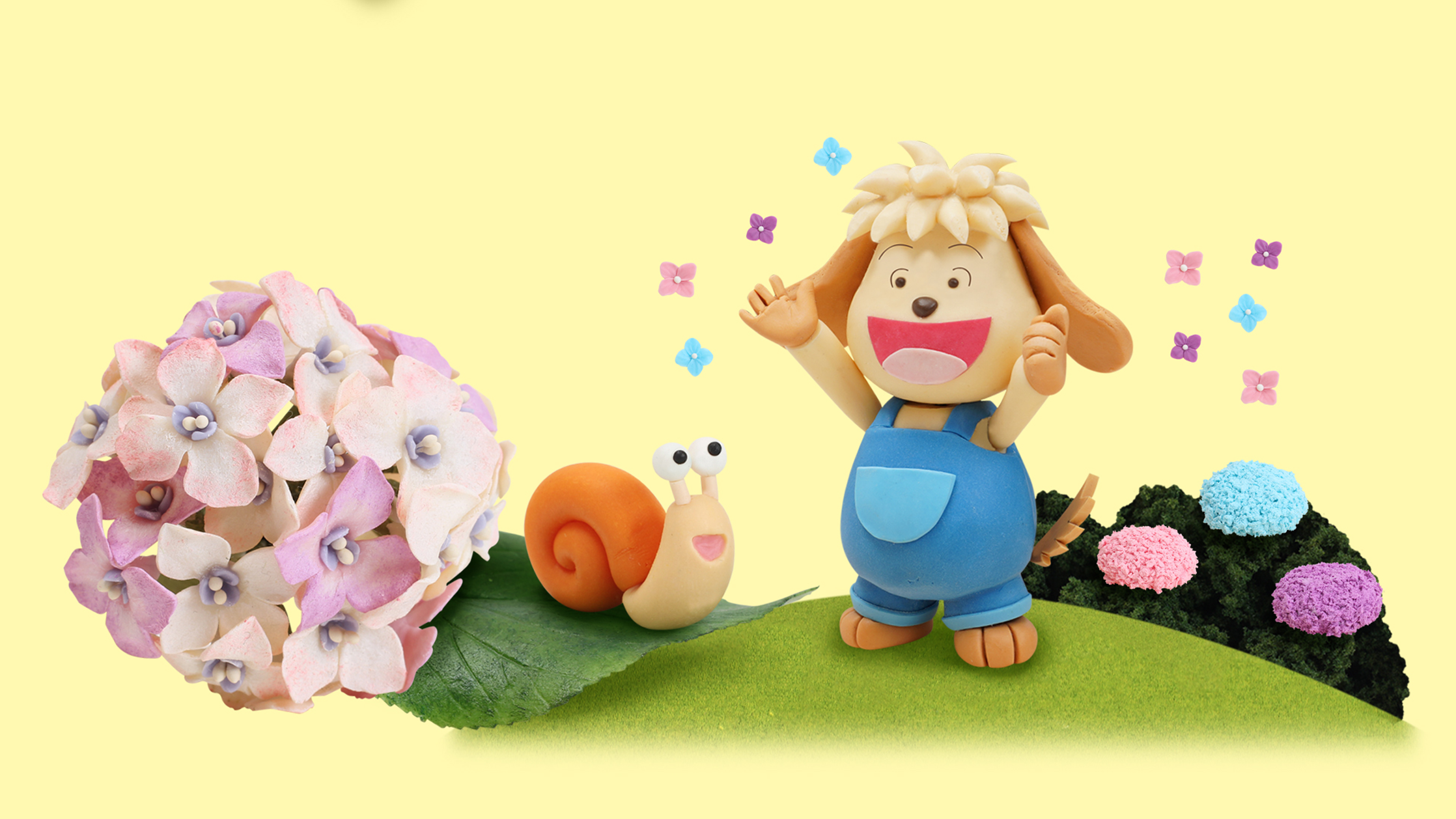 【クレイアート／粘土立体イラスト】<br>『小学ポピー 1にち1まい ひめくりドリル／こくご・さんすう6月号』