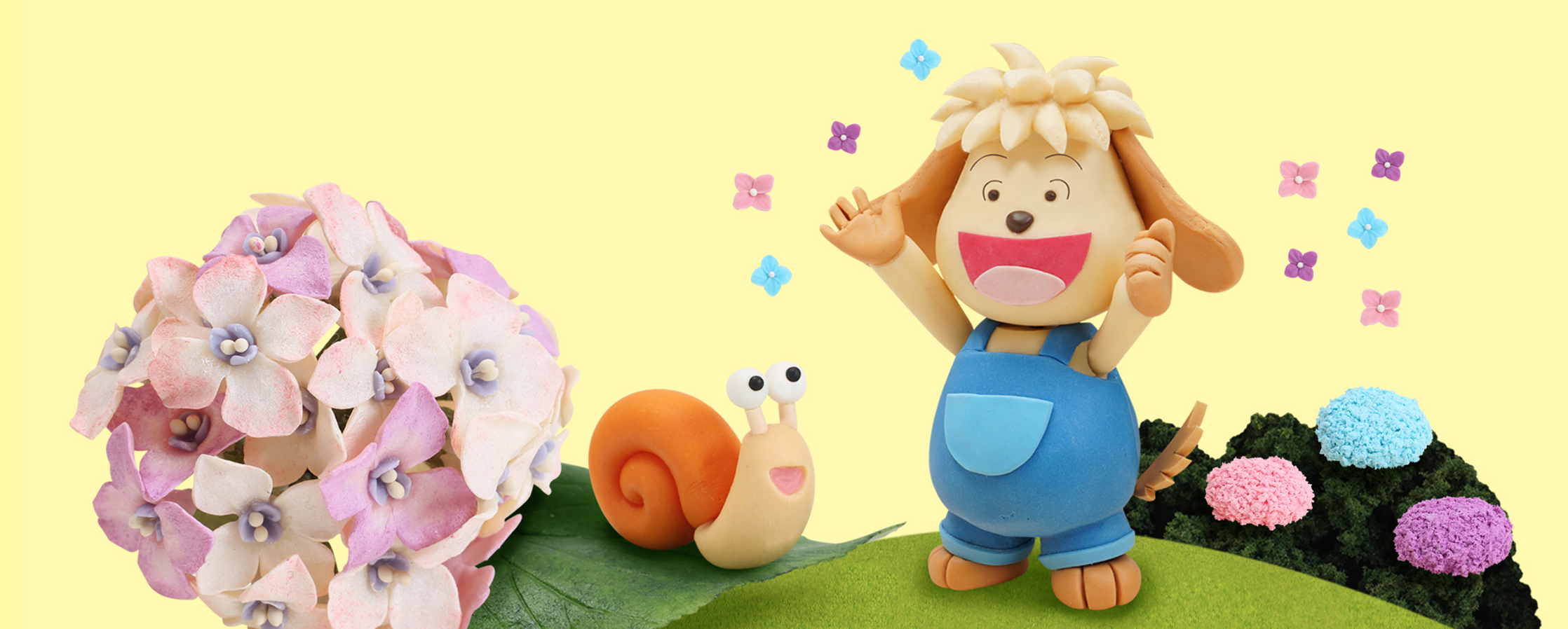 【クレイアート／粘土立体イラスト】<br>『小学ポピー 1にち1まい ひめくりドリル／こくご・さんすう6月号』