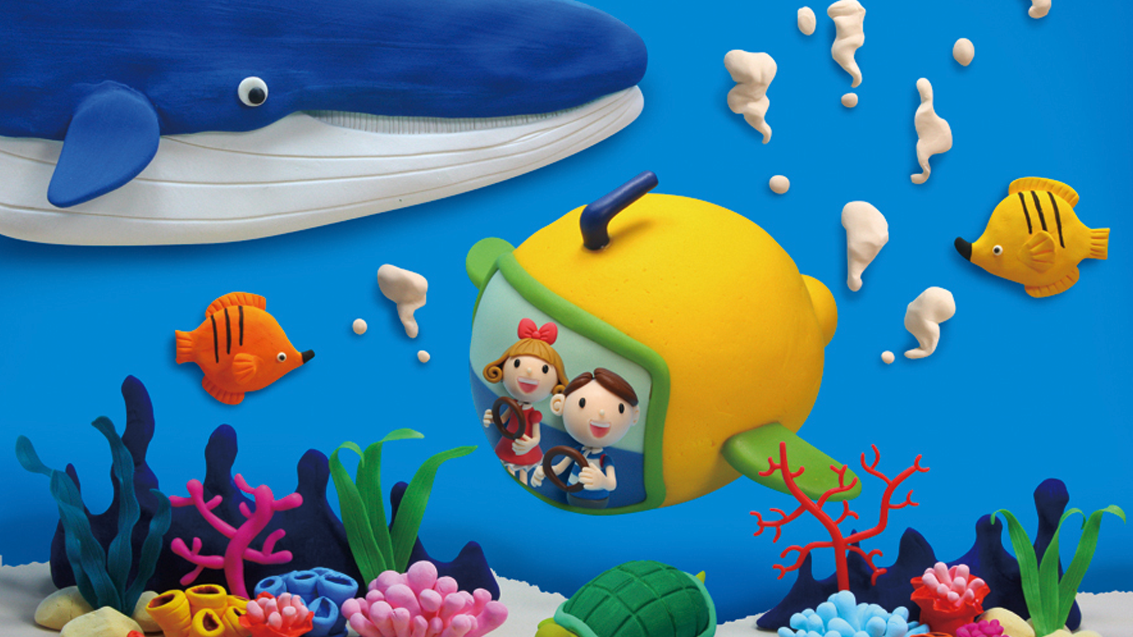 【クレイアート／粘土立体イラスト／幼児教材】<br>全国幼稚園カレンダー ビジュアル制作