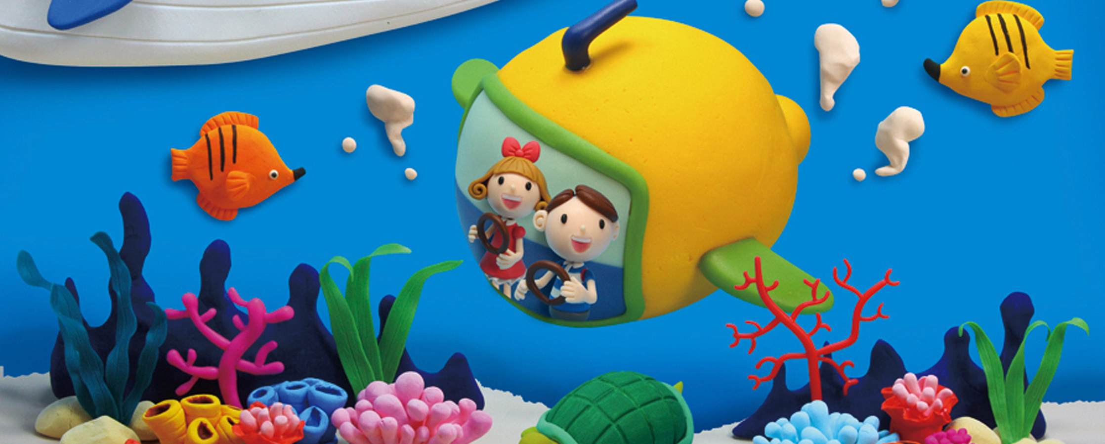 【クレイアート／粘土立体イラスト／幼児教材】<br>全国幼稚園カレンダー ビジュアル制作