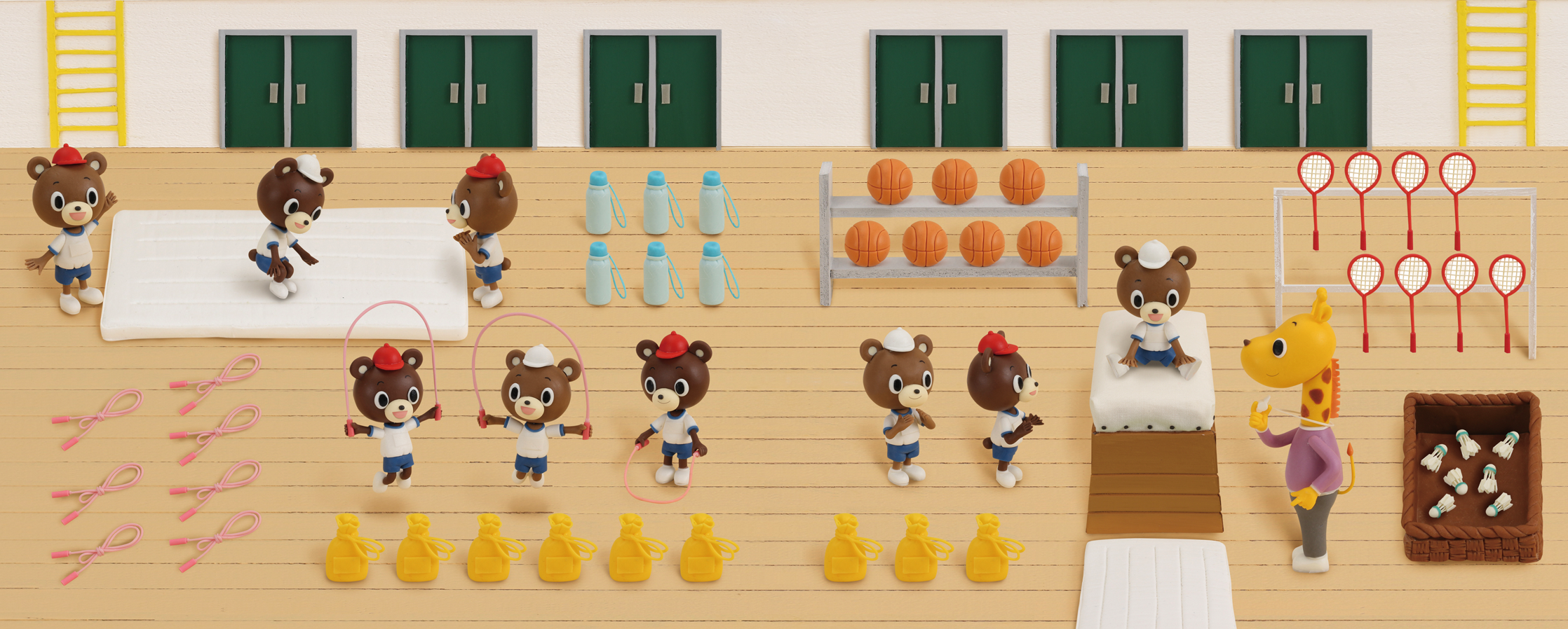 【クレイアート／粘土立体イラスト・教科書】<br>小学1年生 教科書『さんすう』 ビジュアル制作