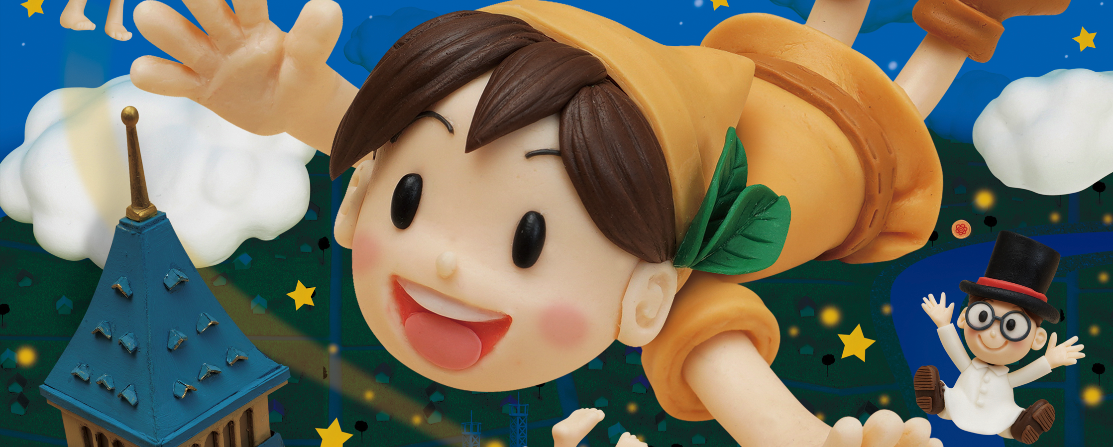 【クレイアート／粘土立体イラスト】<br>小学ポピー「1・2年生」2021年5月号 教材表紙デザイン制作