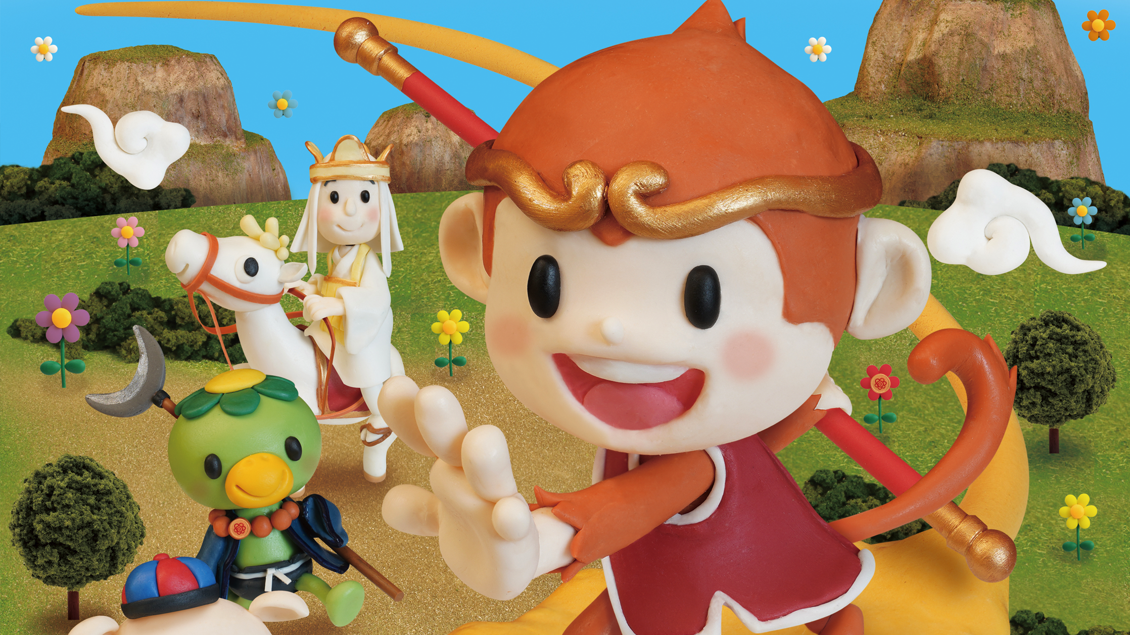 【クレイアート／粘土立体イラスト】<br>小学ポピー「1・2年生」2021年8月号 教材表紙デザイン制作