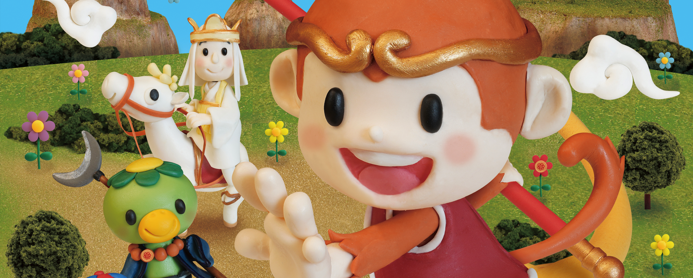 【クレイアート／粘土立体イラスト】<br>小学ポピー「1・2年生」2021年8月号 教材表紙デザイン制作