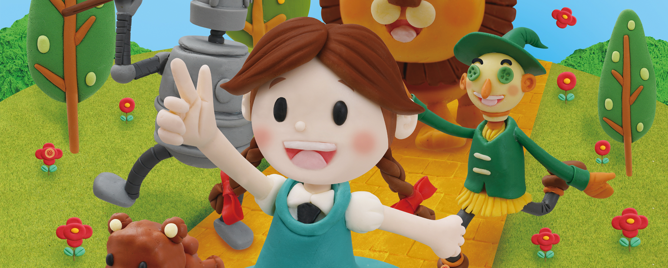 【クレイアート／粘土立体イラスト】<br>小学ポピー「1・2年生」2021年10月号 教材表紙デザイン制作