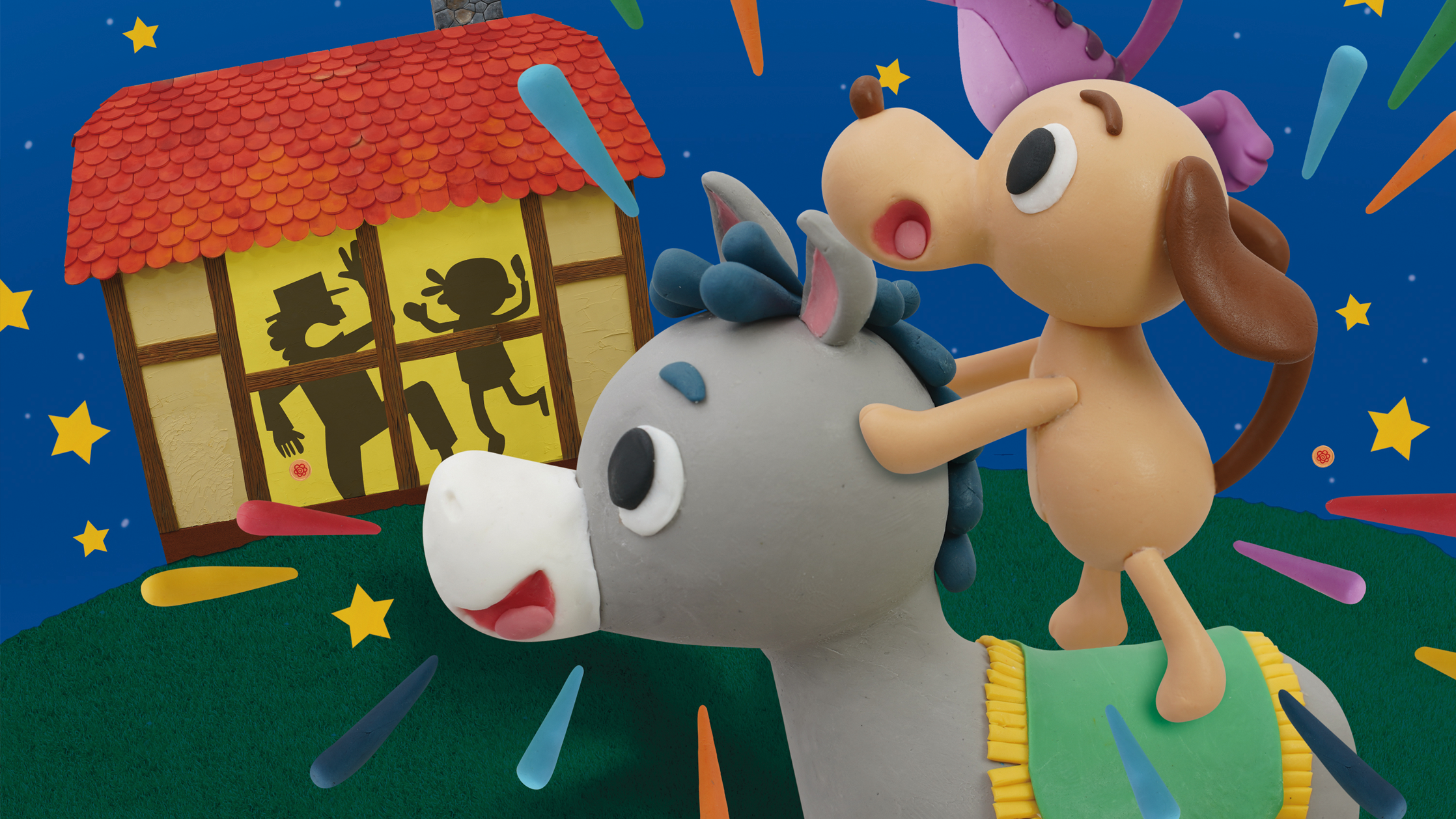 【クレイアート／粘土立体イラスト】<br>小学ポピー「1・2年生」2022年2月号 教材表紙デザイン制作