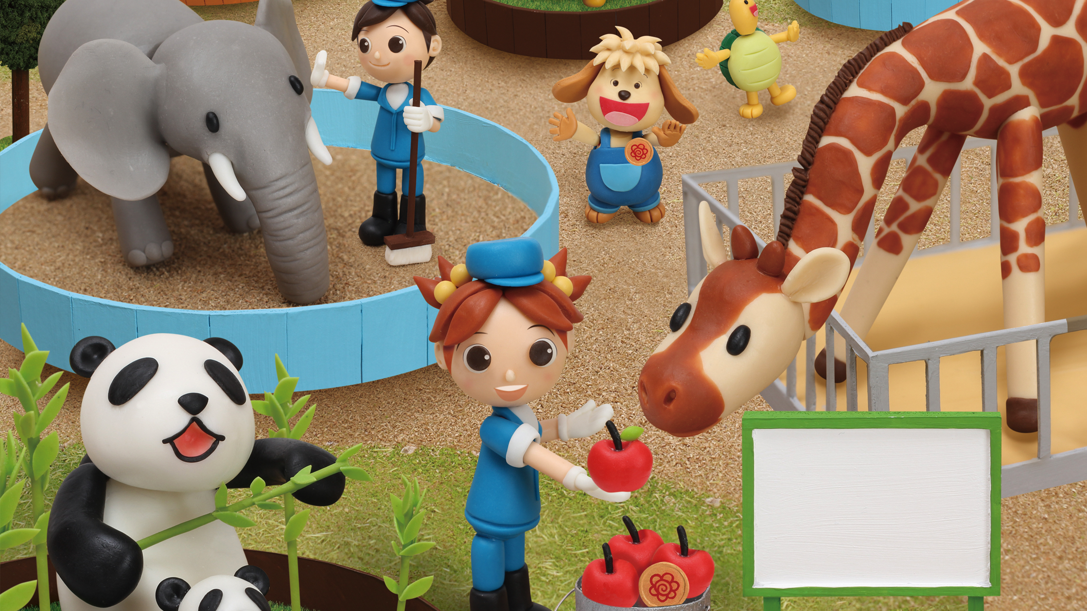 【クレイアート／粘土立体イラスト】<br>小学ポピー「1・2年生」2018年5月号 教材表紙デザイン制作