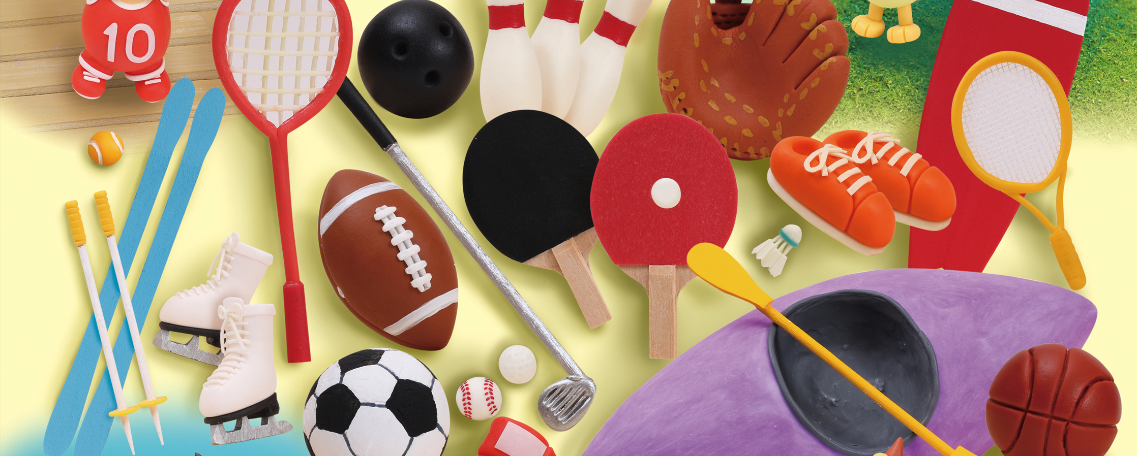 【クレイアート／粘土立体イラスト】<br>小学ポピー「1・2年生」2018年10月号 教材表紙デザイン制作