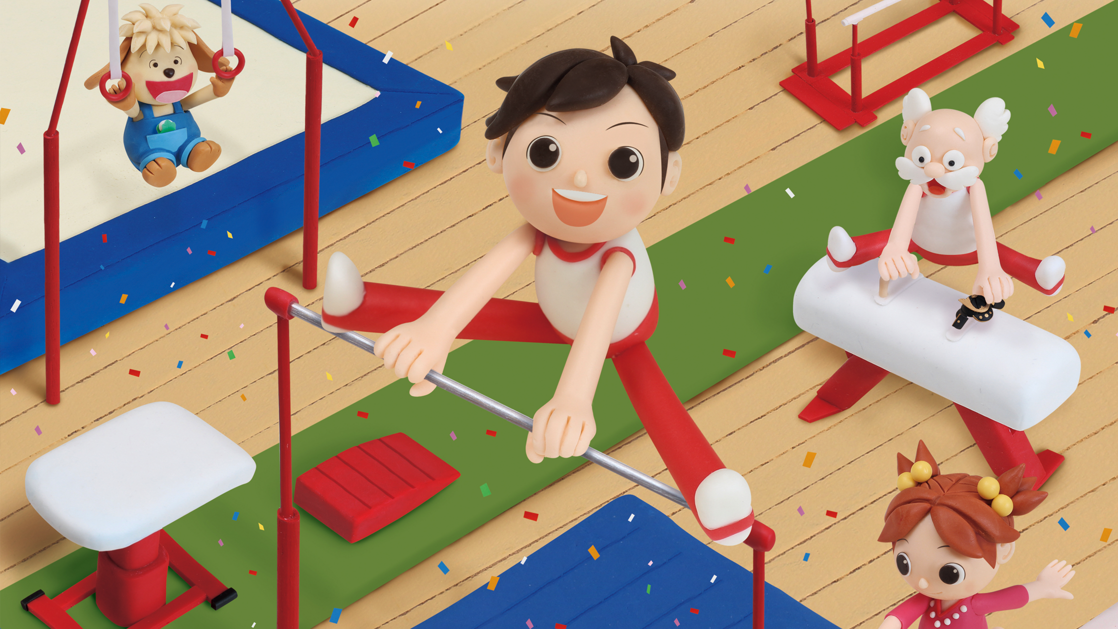 【クレイアート／粘土立体イラスト】<br>小学ポピー「1・2年生」2019年5月号 教材表紙デザイン制作