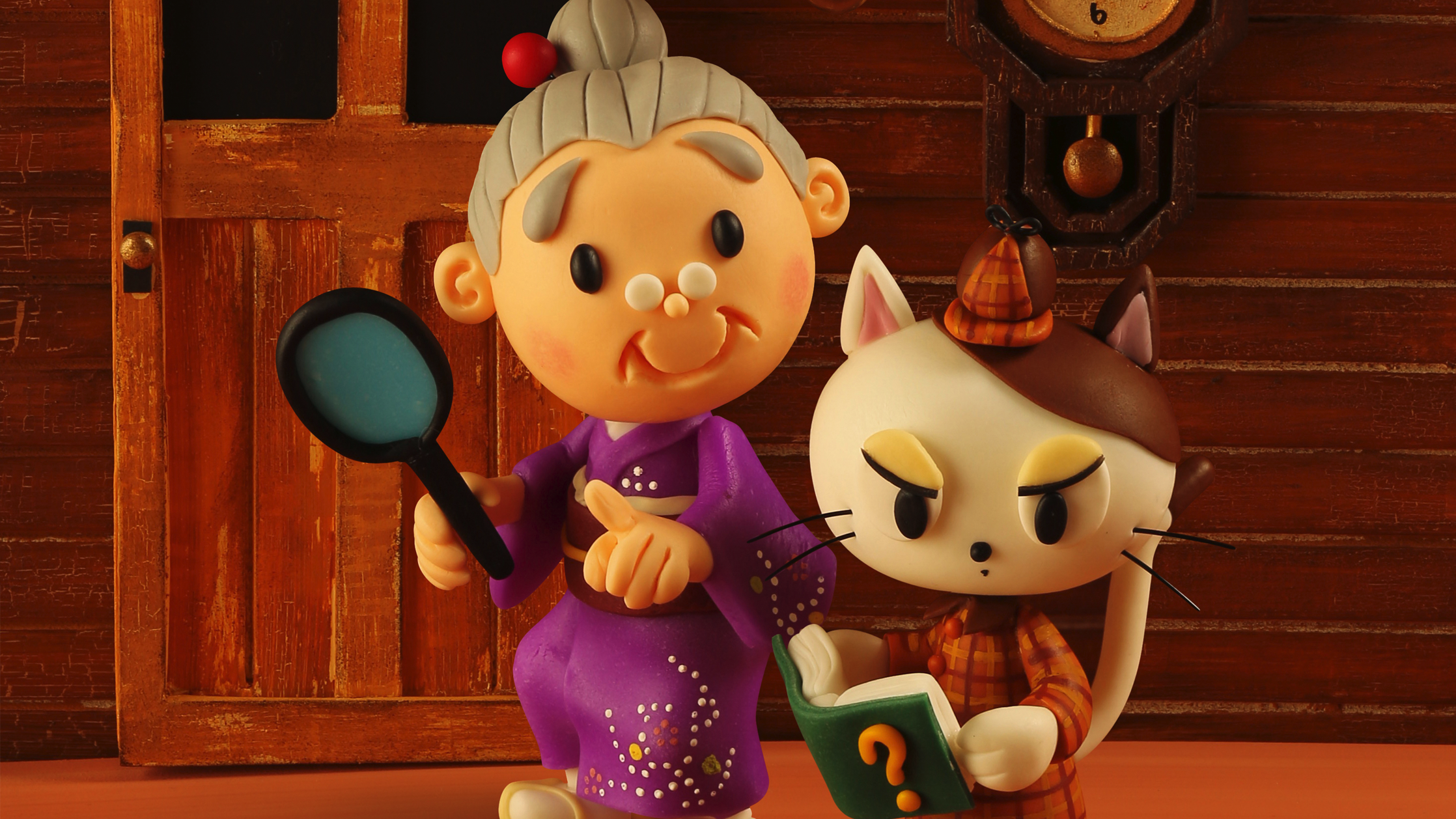 【クレイアート／粘土立体イラスト】<br>ペーパーハウス『昭和のクロスワードパズル』表紙ビジュアル制作